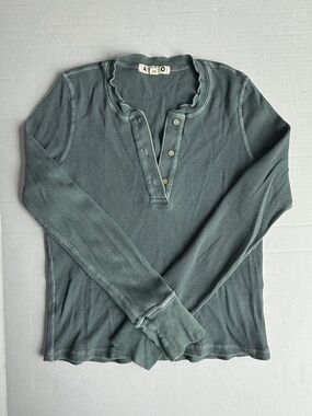 AMO Henley Thermal Tee